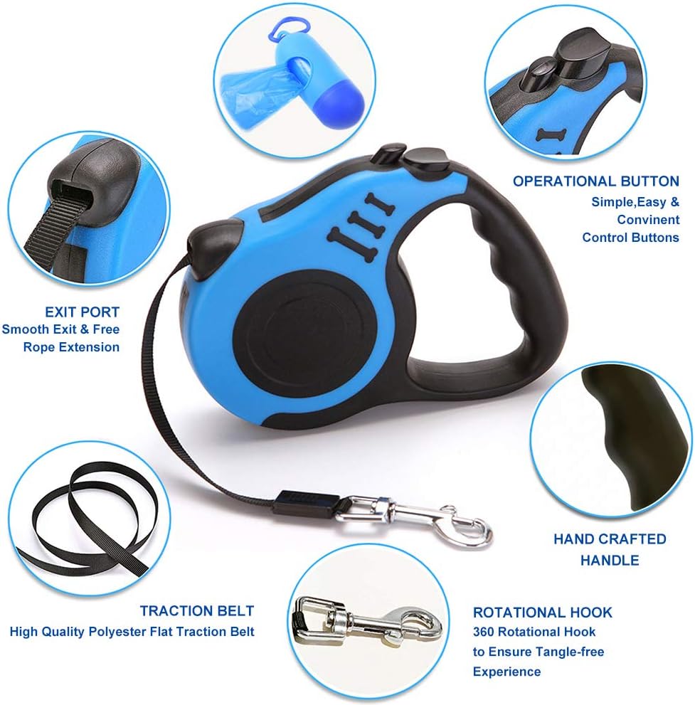 Close up of ergonomic anti-slip handle on Gbivbe leash