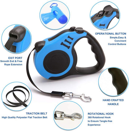 Close up of ergonomic anti-slip handle on Gbivbe leash