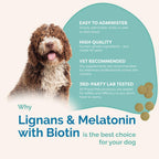Quality seal showing cGMP compliance and lab tested assurance on pet bottle