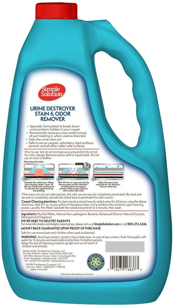 Simple Solution dog and cat stain remover bulk packaging display