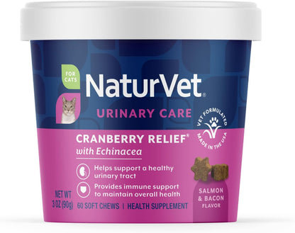 NaturVet - Cranberry Relief Plus Echinacea - Helps Support a Healthy Urinary Tract & Immune System - 120 Soft Chews - Image 9