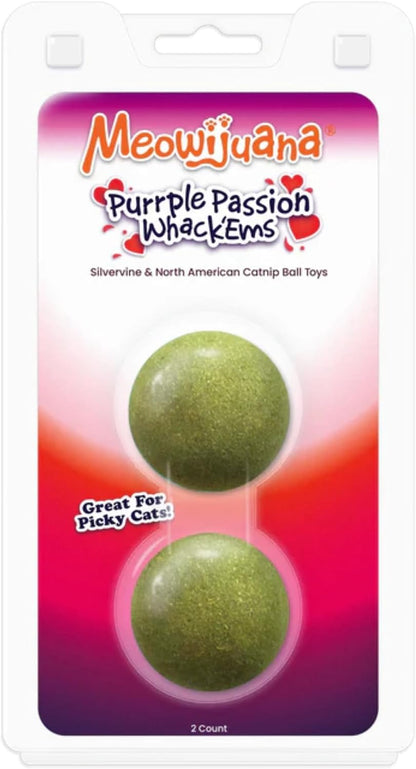 Two pack Meowijuana Stick and Lick interactive pet toys
