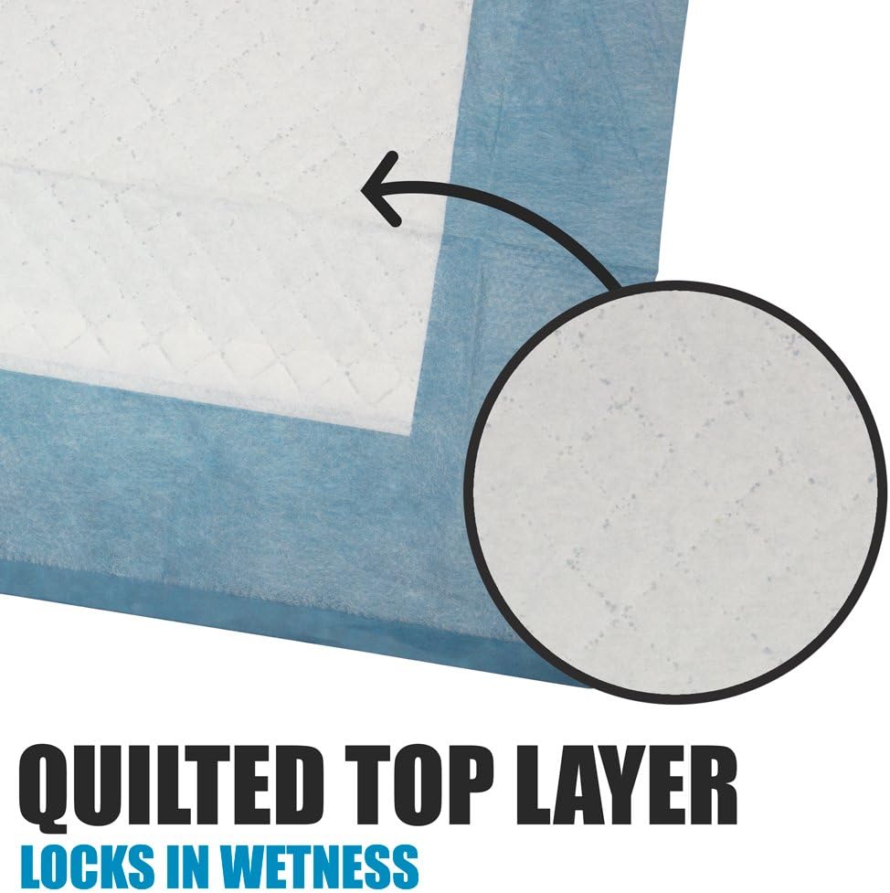Disposable dog training sheets placed flat on living room floor for potty training.