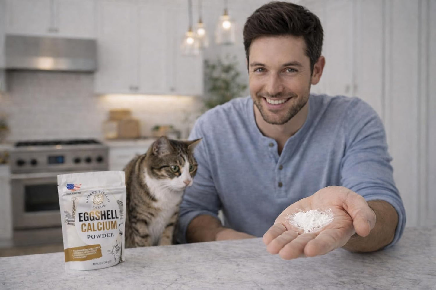 Natures Vitality Farms calcium supplement for dogs and cats