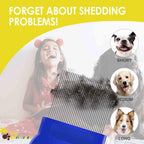 Brillirare pet hair dander and lice removal tools laid out to showcase high strength construction.