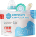 Gemdom microwave steam sterilizer bags front view showing 15 pack packaging.