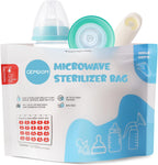 Gemdom microwave steam sterilizer bags front view showing 15 pack packaging.