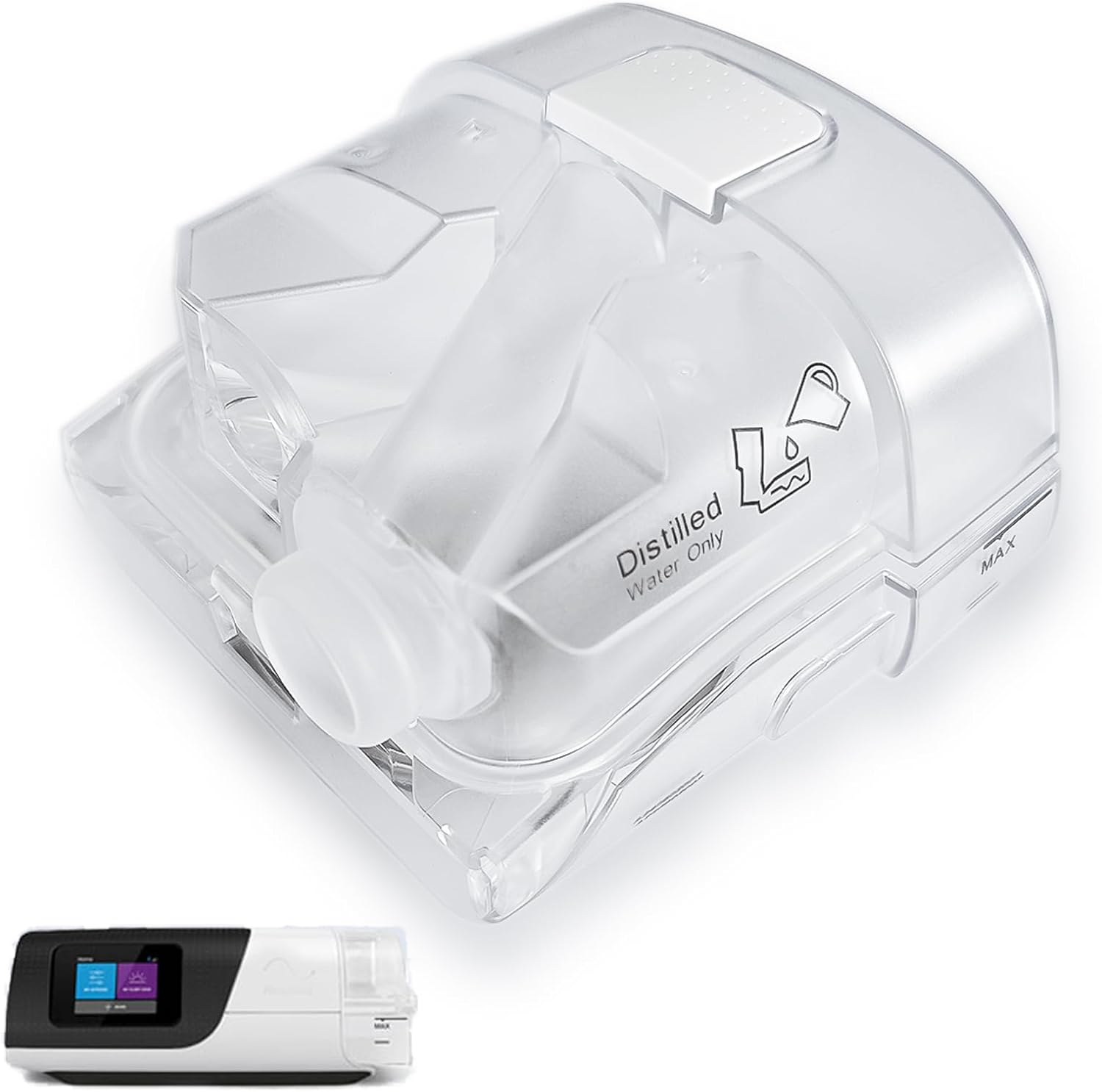 EvoClean HumidAir Water Chamber for ResMed AirSense 11 front view