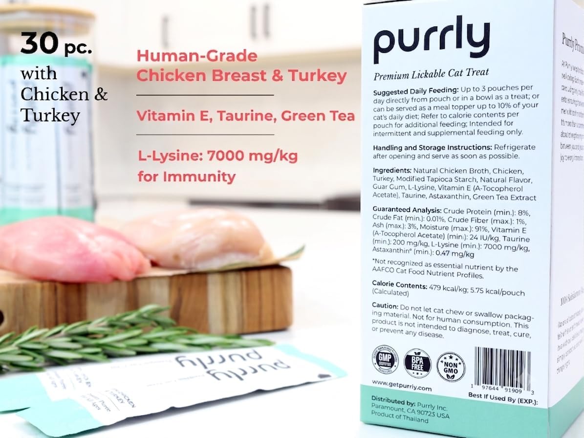 Grain free low phosphorus hydrating cat treat meal topper