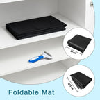 Back angle view highlighting the anti slip grip base of the IPENP pet mat