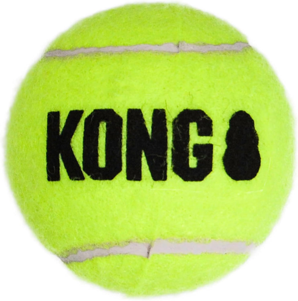 KONG SqueakAir tennis balls showing internal squeaker design