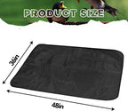 Lymoi waterproof felt mat backing texture detail