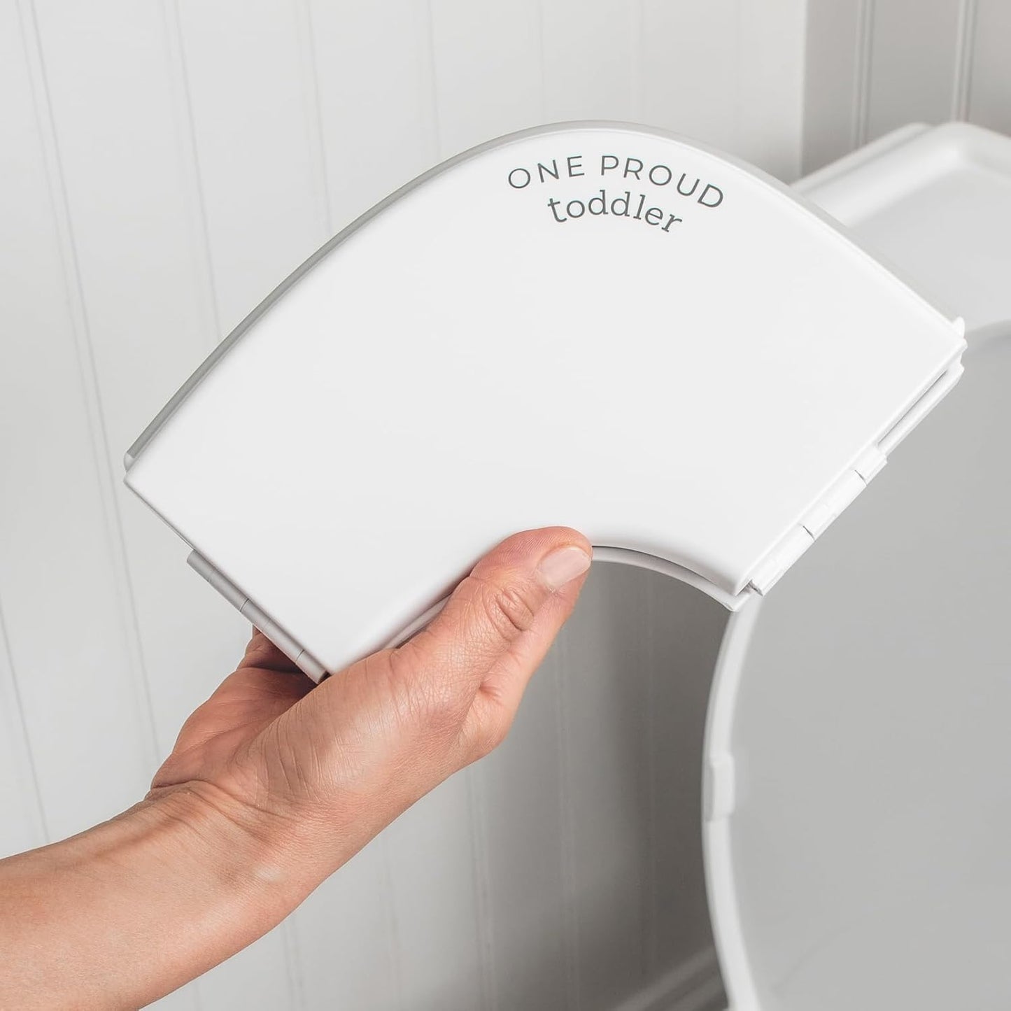 One Proud Toddler Premium Travel Potty Seat front view