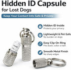 Kcrygogo high-end stylish dog tracking bell pack showing two pieces of imported premium pet gear