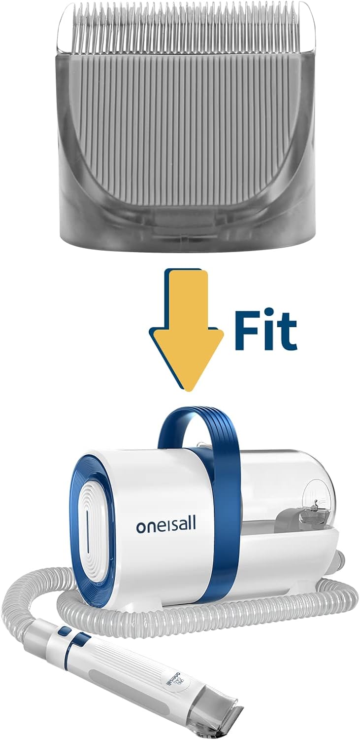 Detachable ceramic moving blade assembly for Oneisall LM2 and LM5C pet vacuum kit close up