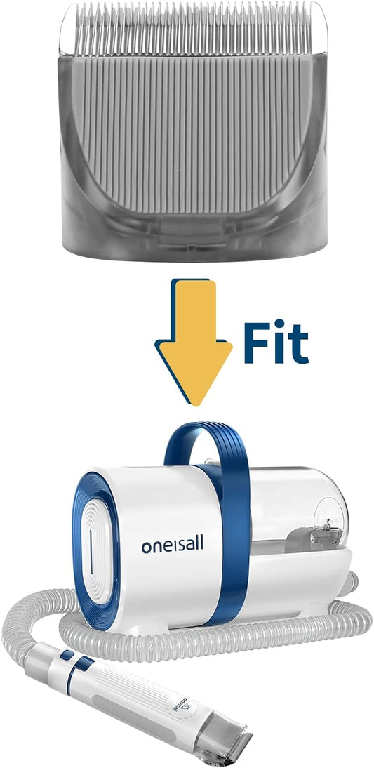 Detachable ceramic moving blade assembly for Oneisall LM2 and LM5C pet vacuum kit close up