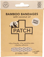 Plastic free and compostable bamboo bandage branding