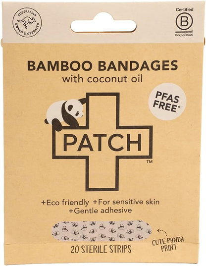 Plastic free and compostable bamboo bandage branding