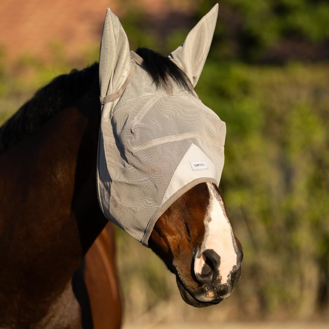 Cob Fly Mask with Ears - 95% UV Protection, Breathable Mesh, Reinforced Eye Clearance - Image 10