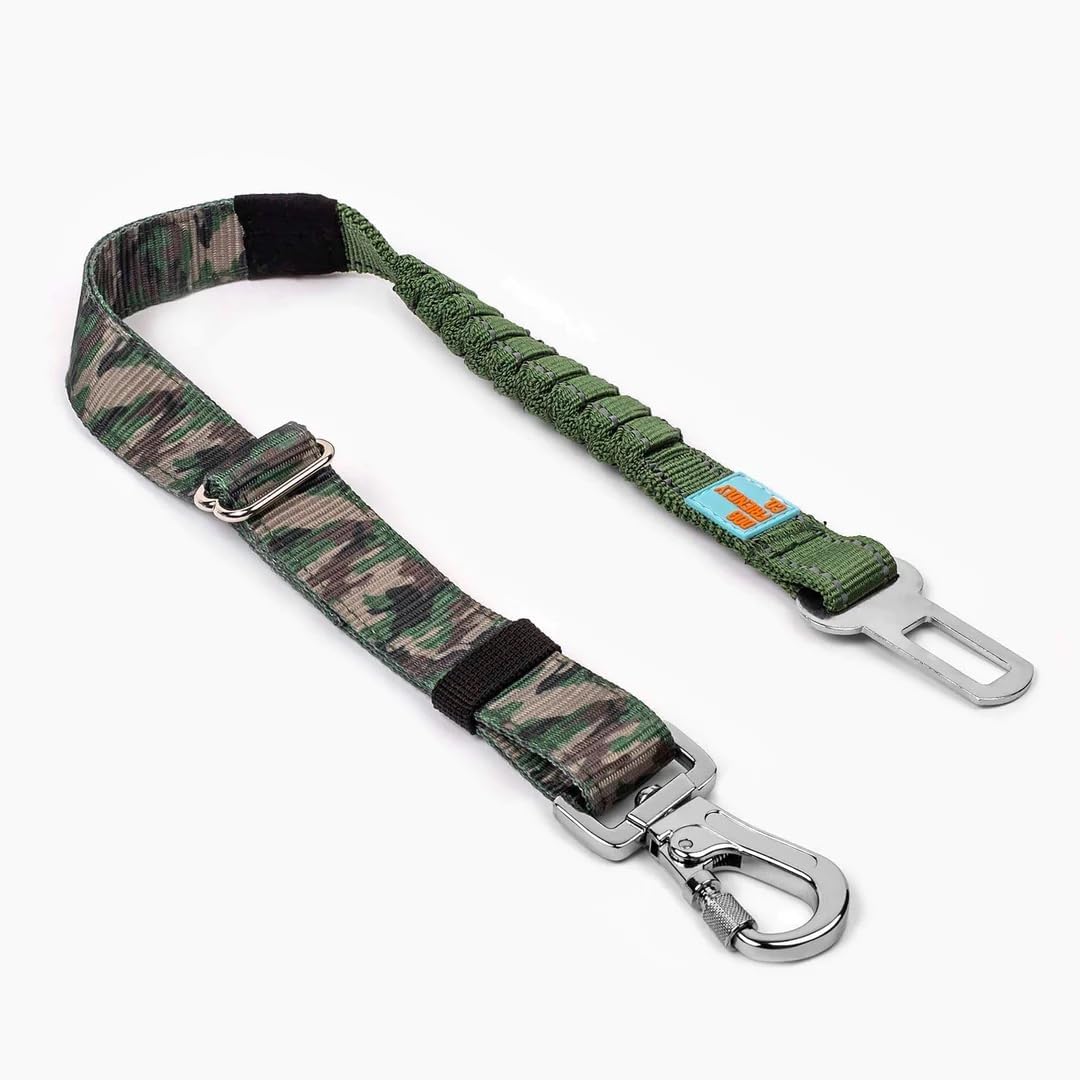 Dog Friendly Co. Dog Seat Belt | Safe and Comfortable Dog Transportation | Adjustable Length, Anti-Shock Bungee, Universal Heavy Duty Clips | Purple - Image 12