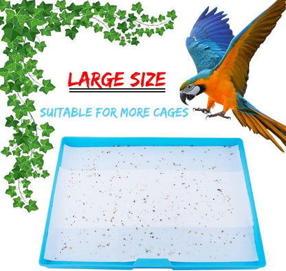 Top view of large size bird cage liner dimensions