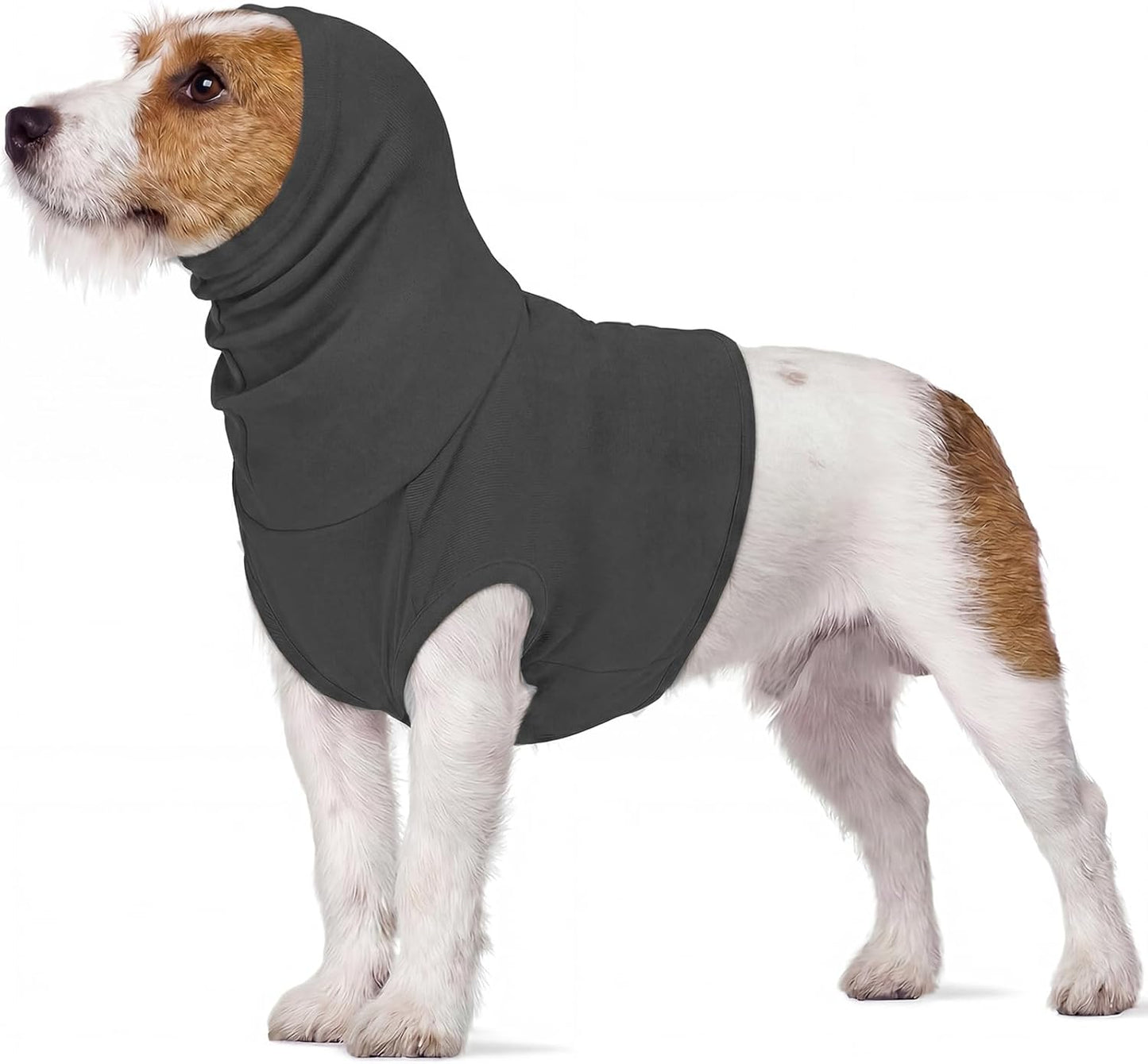 ROZKITCH Dog Neck Protector, Dog Neck Surgery Recovery Suit Surgical Neck Cover Cat Ear Hematoma Wrap Purple S - Image 11