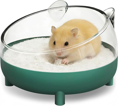 Hamster Bathtub,Small Animals Bathroom,Hamster Sand Bath Container,Hamsters Toilet for Dwarf Hamsters,Gerbils,mice,or Small Animals Food Bowl - Image 1