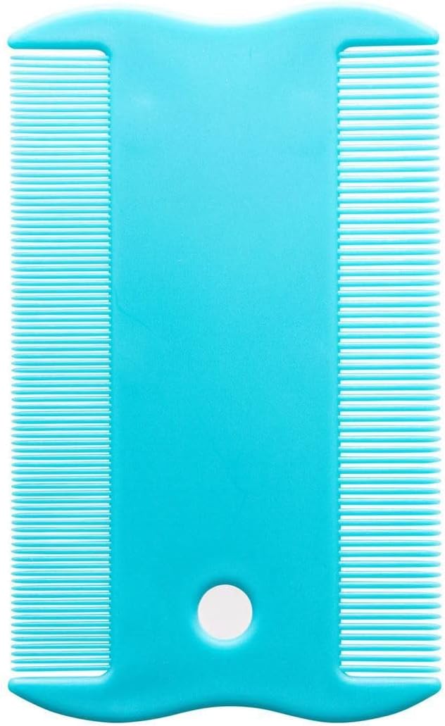 Close up of the fine teeth on the Paw Brothers professional pet comb designed for pest removal.