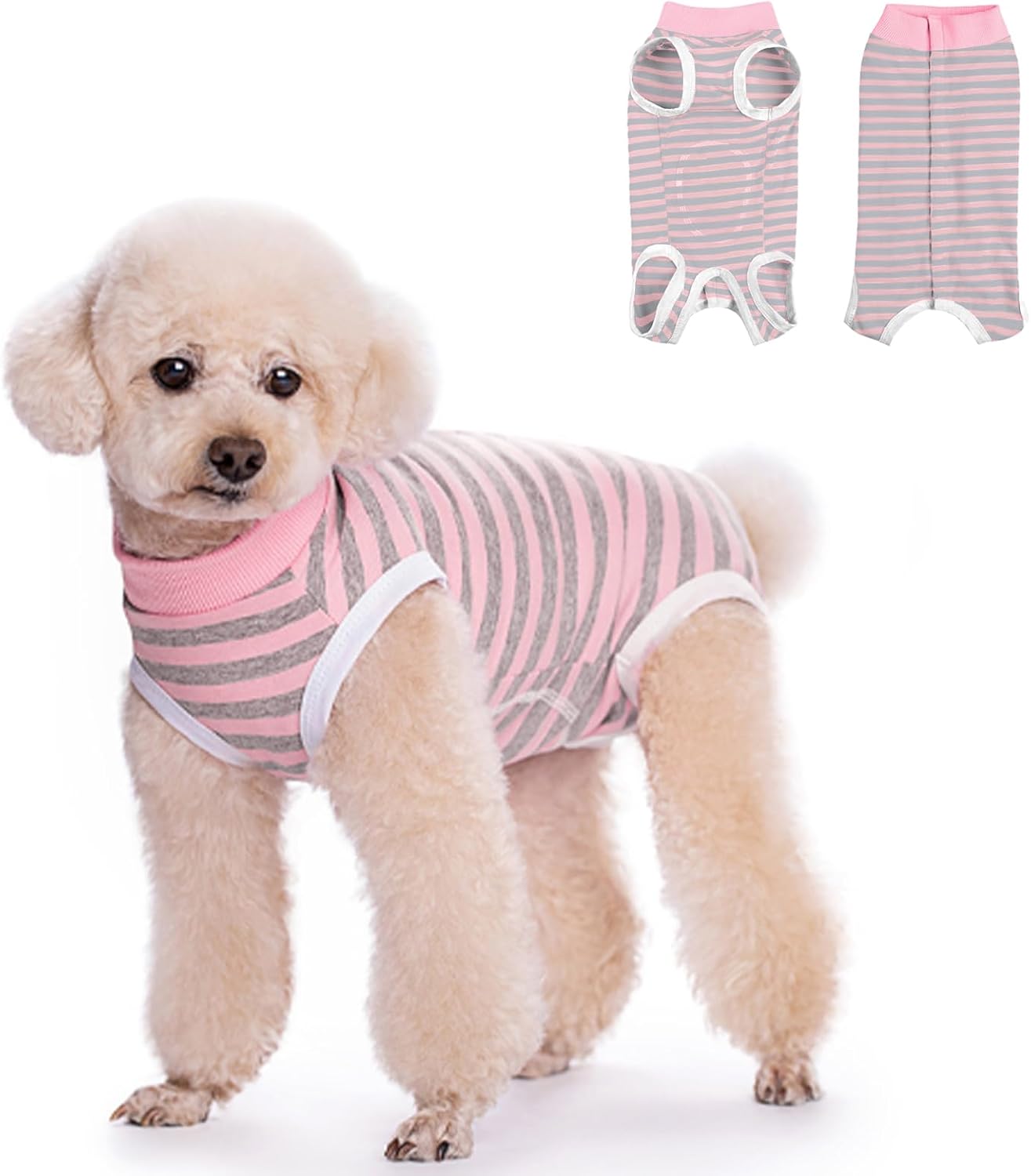 FEimaX Dog Surgery Recovery Suit Female and Male Spay with Pee Hole, Pet Body Suits for Puppy After Spayed, Neuter Surgical Onesie for Small and Medium Dogs Cats, Alternative Bandages E-Collar & Cone - Image 15