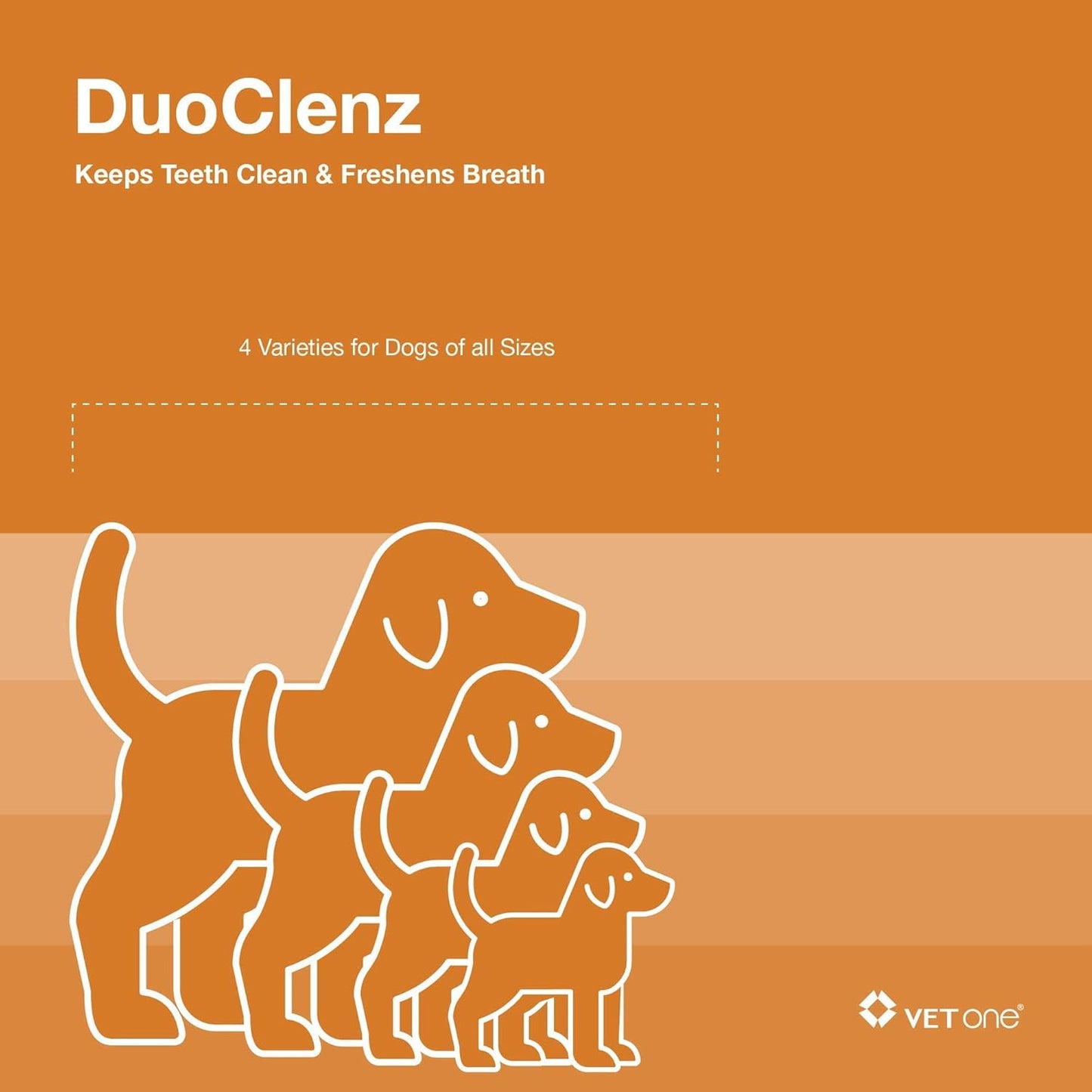 Back of VetOne DuoClenz packaging showing ingredients and usage directions
