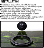 Dbeans Flourithing aquarium accessory preventing food from drifting into the tank filter