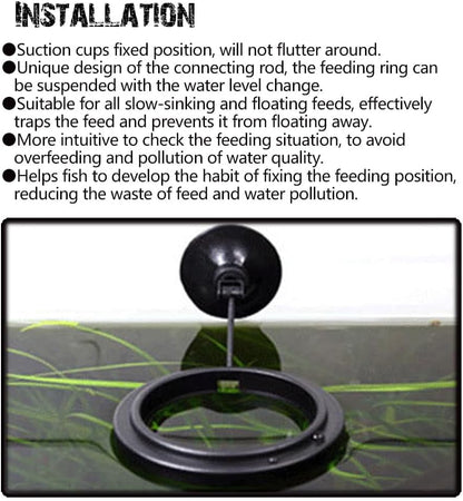 Dbeans Flourithing aquarium accessory preventing food from drifting into the tank filter