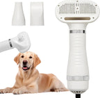 Raiwav 3-in-1 pet grooming dryer brush front view