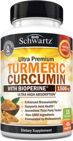 Turmeric Curcumin with Black Pepper Extract 1500mg - Turmeric Supplement - Image 9