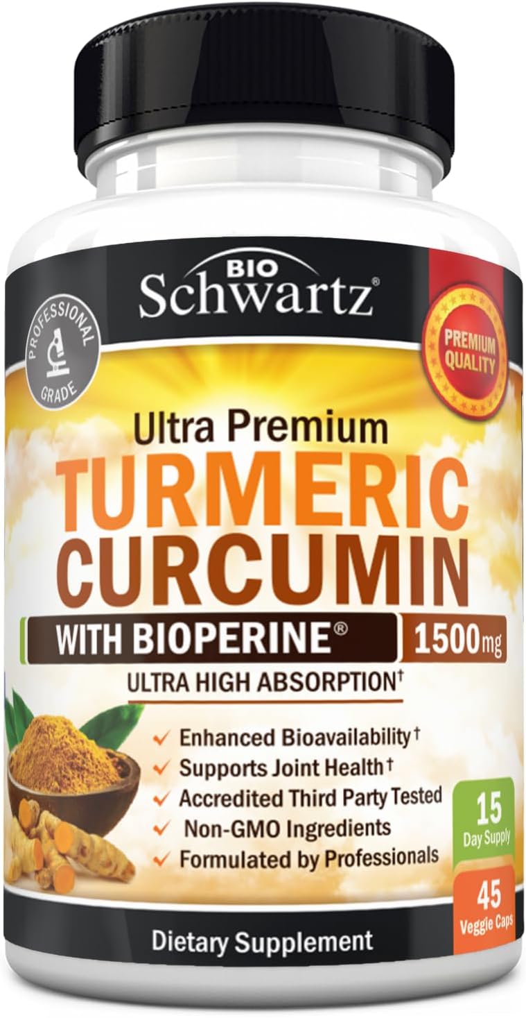 Turmeric Curcumin with Black Pepper Extract 1500mg - Turmeric Supplement - Image 9