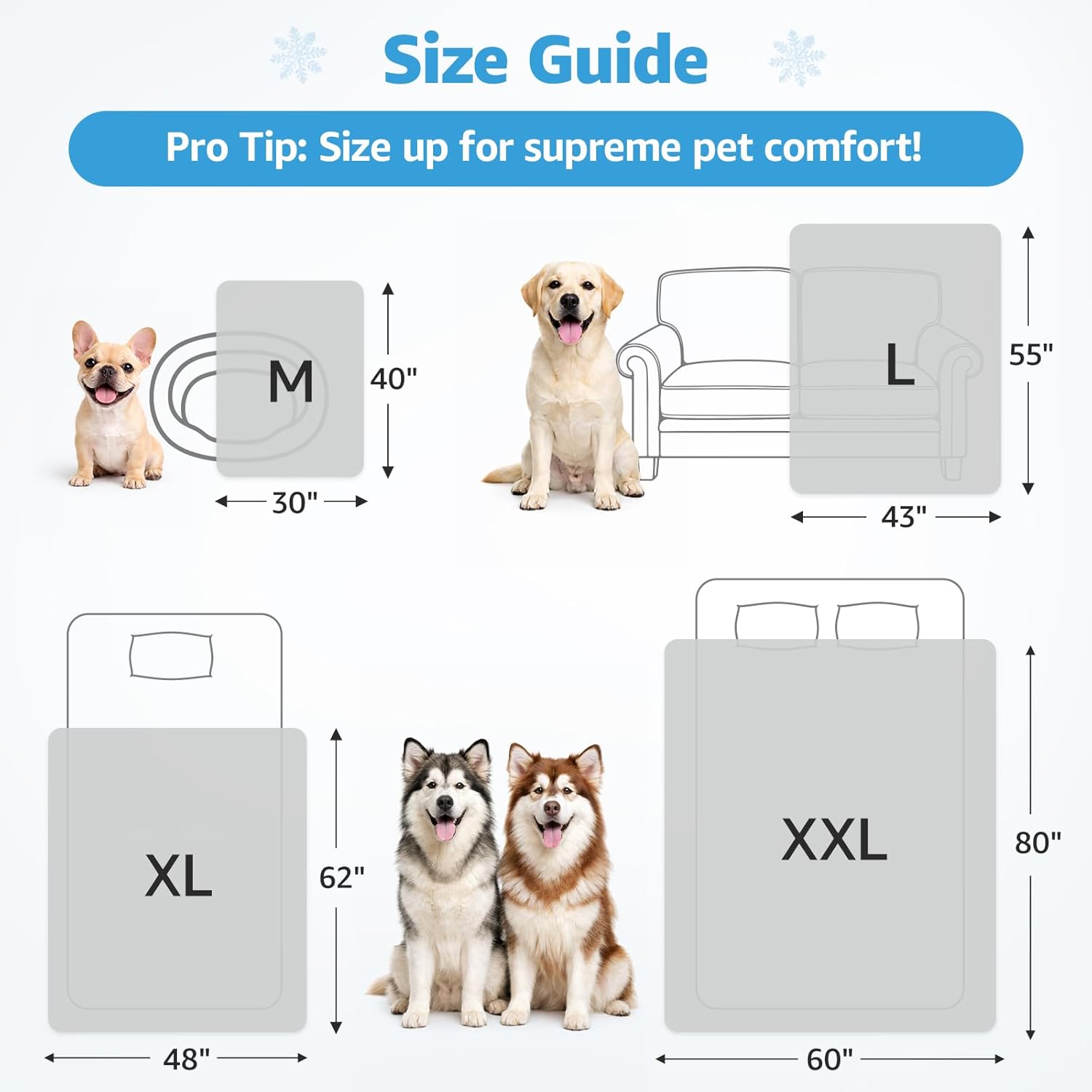 Premium Arc Chill technology material highlighting the soft texture of the cold pet throw