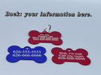 UEETEK Custom Engraved Pet Collar Tags for dogs and cats safety