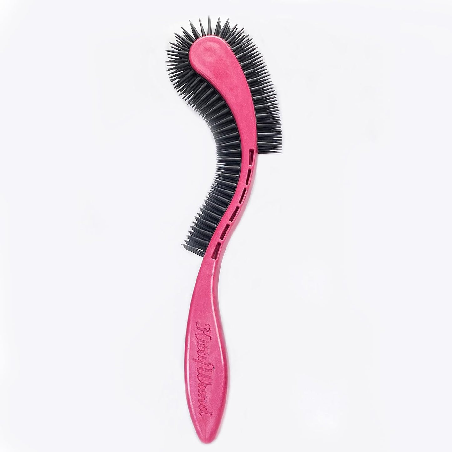 Cat Brush, Blue. Designed for Comfort, Created for Cats and Dogs. Ergonomic shape promotes stress free grooming. Great for long to short haired cats. Made in the USA. - Image 9
