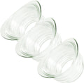 Eagosion 3 Pack Replacement Silicone Eye Cups front view for electric eye wash cleaning.