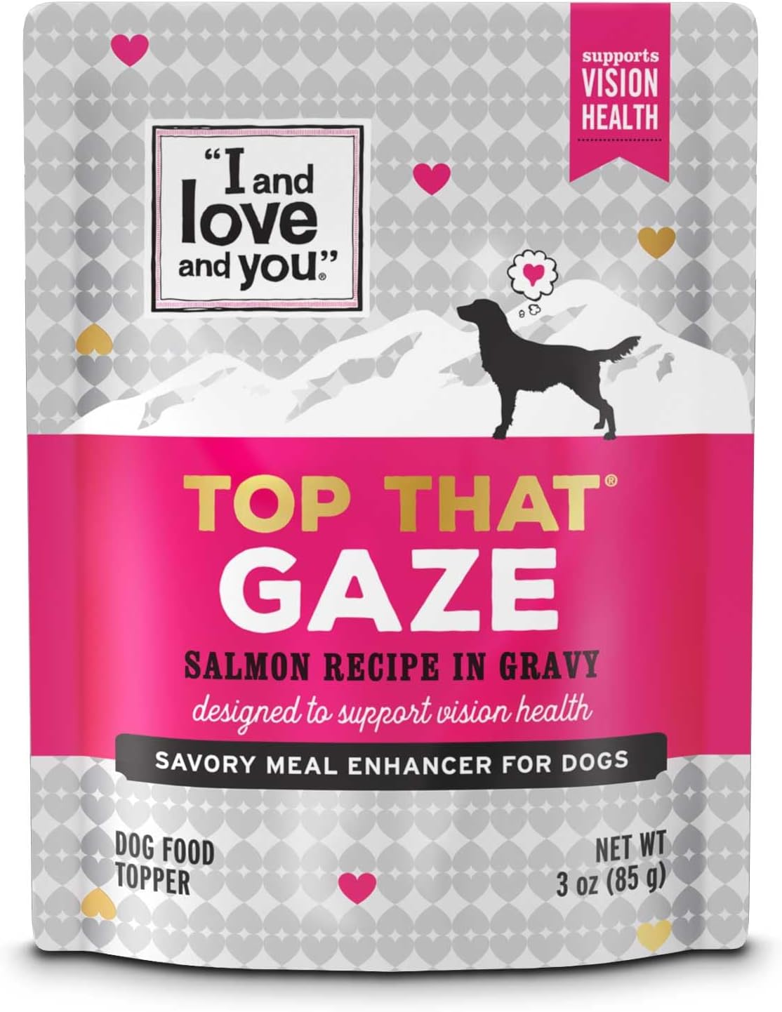 "I and love and you" Top That Shine Wet Dog Food Pouch, Beef Recipe In Gravy, 3 oz (Pack of 12) - Image 10