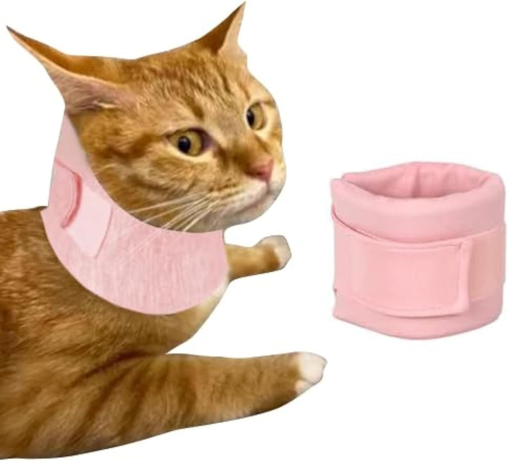 Cat Neck Brace Cover - Breathable Elizabethan Collar for Post-Surgery Recovery Anti-Lick Wound Adjustable Protective Cervical Cone for Small Medium Large Dogs Cats (Neck Girth 9.1-11.8" Depth3.2 - Image 10