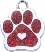 Personalized Dog/Cat Cute Paw Pet ID Tag with Unique Laser Engraving Name and Phone Number for Pet Collar or Key Chain (Pink) - Image 11