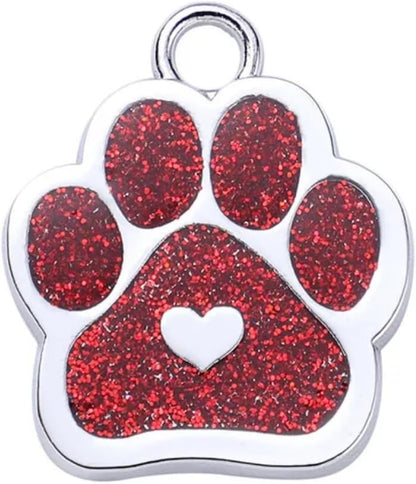 Personalized Dog/Cat Cute Paw Pet ID Tag with Unique Laser Engraving Name and Phone Number for Pet Collar or Key Chain (Pink) - Image 11