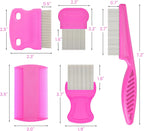 Caphont pet comb set for removal of dandruff and lice