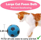 Noiseless high elasticity polyurethane foam kitten toys pack of twelve