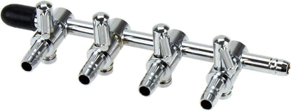 AQUANEAT stainless steel gang valve packaging contents including one two way control piece