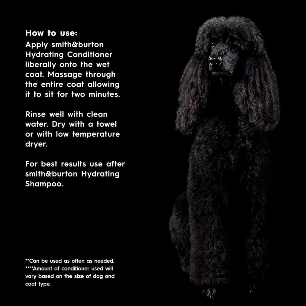 Smith and Burton hydrating pet cologne and leave in detangler spray for grooming
