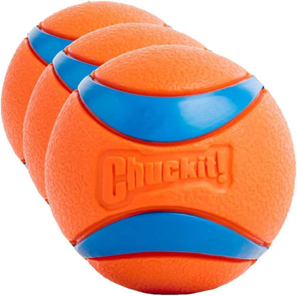 Chuckit! Ultra Ball Dog Toy - Medium Bouncy Fetch Balls For Dogs 20-60 lbs - Made from Durable Rubber - Floating Water Pet Toys - Size Medium - 2.5-inch Diameter - Pack of 4 - Image 11
