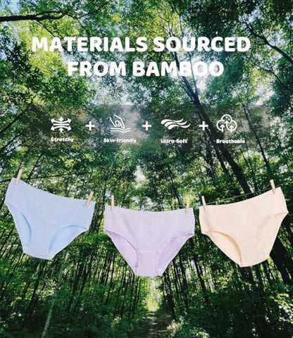 Bamboo Cool moisture-wicking panties soft fabric texture