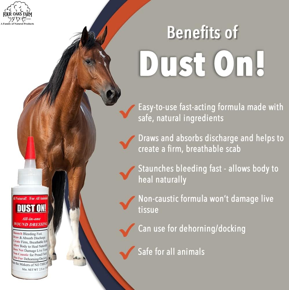 Four Oaks Farm Ventures Dust On powder texture and consistency